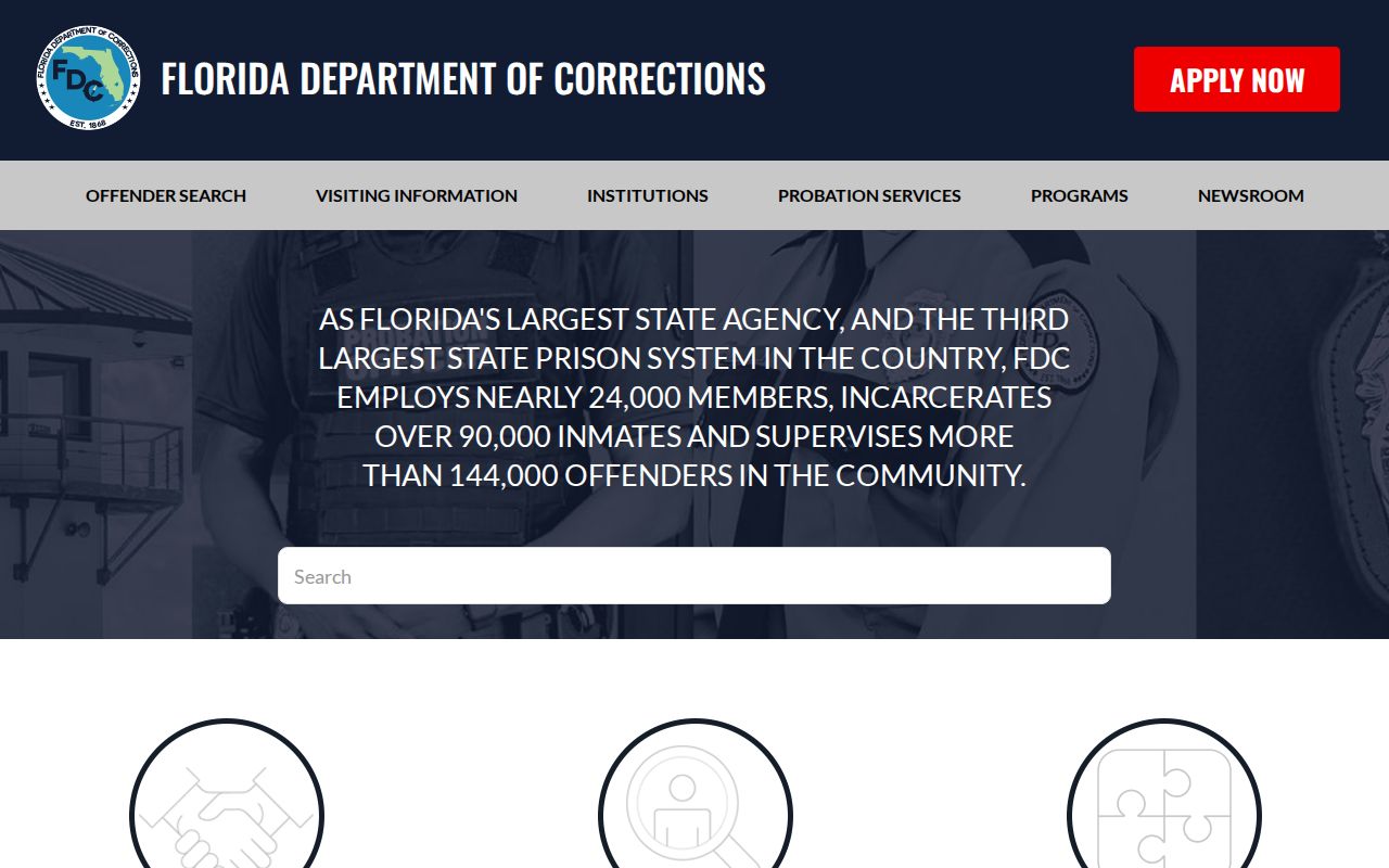 Florida Department of Corrections notification form with VINE PIN and channel rules